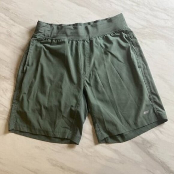 Amazon Essentials Olive Green Athletic Shorts Size Woman Small - Picture 1 of 13
